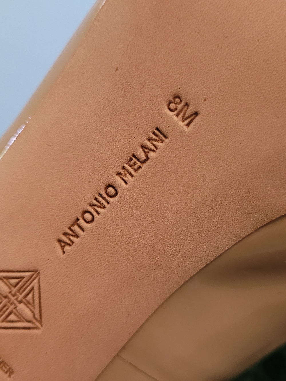 NEW ANTONIO MELANI Patent Nude Platform Pumps - Picture 8 of 13